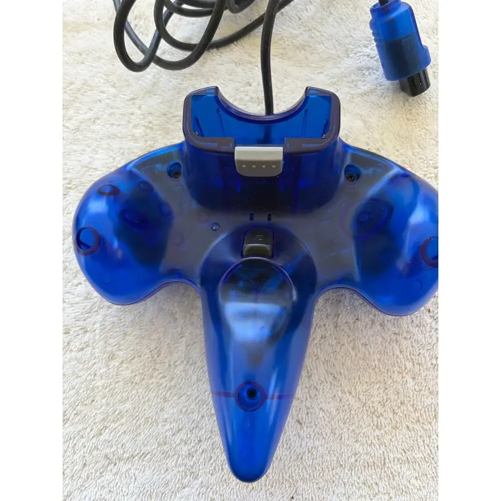 N64 Blue Controller Pelican Accessories Clear Turbo-Preowned